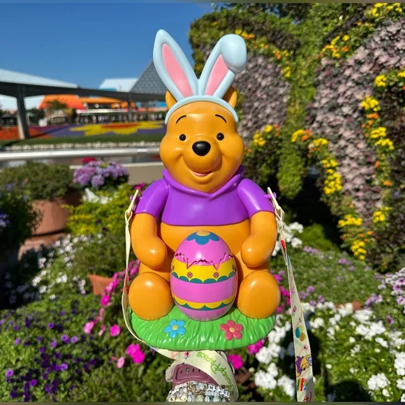 Disney Parks Easter Winnie the Pooh & Piglet Popcorn Bucket - NEW - IN HAND - Picture 2 of 6